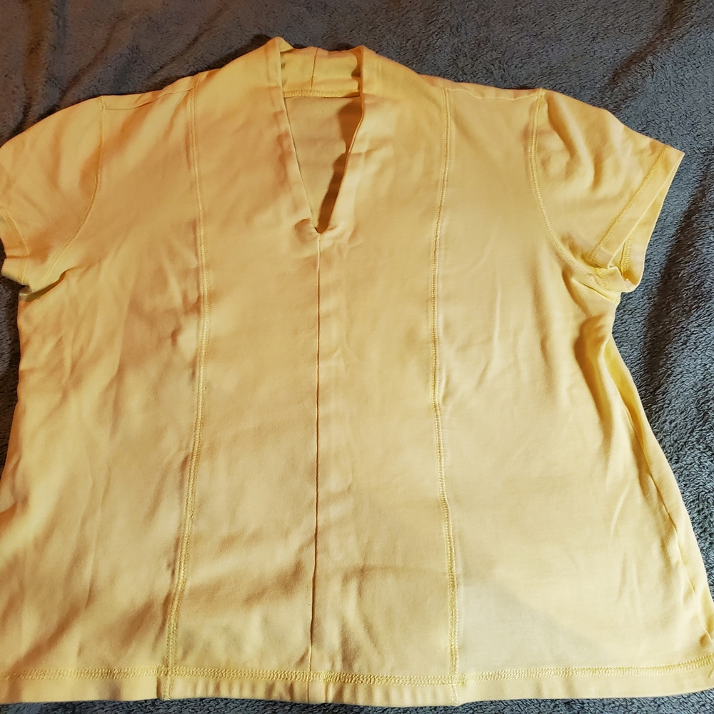 Brand Short Sleeve Tee - Yellow